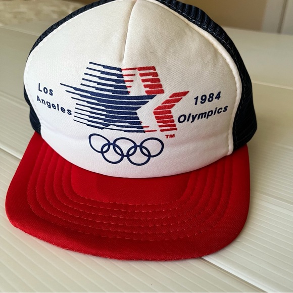 Los Angeles 1984 Olympics Vintage Trucker Snap Back Cap - Picture 11 of 14
